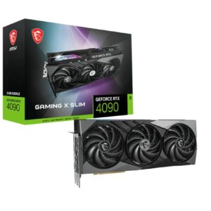 Msi Vga Geforce Rtx 4090, Rtx 4090 Gaming X Slim 24G, 24Gb Gddr6X, Dp*2/Hdmi*2, Atx, Tri Frozr 3, Oc