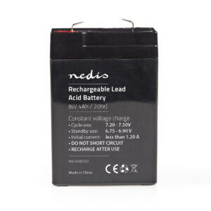 NEDIS BATTERIA AL PIOMBO RICARICABILE 6V/4A 70*47*101MM BALA40006V