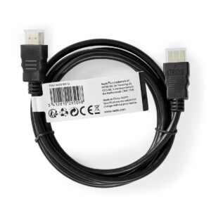 NEDIS CAVO HDMI M/M 1,5MT ALTA VELOCITA CON ETHERNET CVGT34001BK15