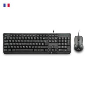 NGS Cocoa Kit, AZERTY, FR tastiera Mouse incluso USB Francese Nero