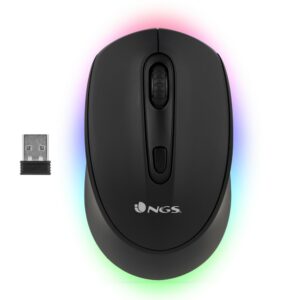 NGS SMOG-RB mouse Ambidestro RF senza fili + Bluetooth Ottico 2400 DPI