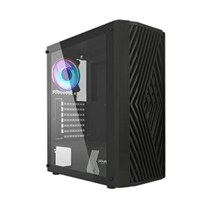 NOUA CASE MID-TOWER META S16 FAN TRIPLO HALO ARGB NO ALIM CS0222PW-S16K519