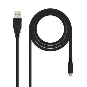 Nanocable 10.01.0500 cavo USB 0,8 m USB 2.0 USB A Micro-USB B Nero