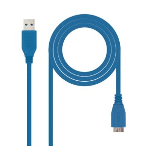 Nanocable 10.01.1101-BL cavo USB 1 m USB 3.2 Gen 1 (3.1 Gen 1) USB A Micro-USB B Blu