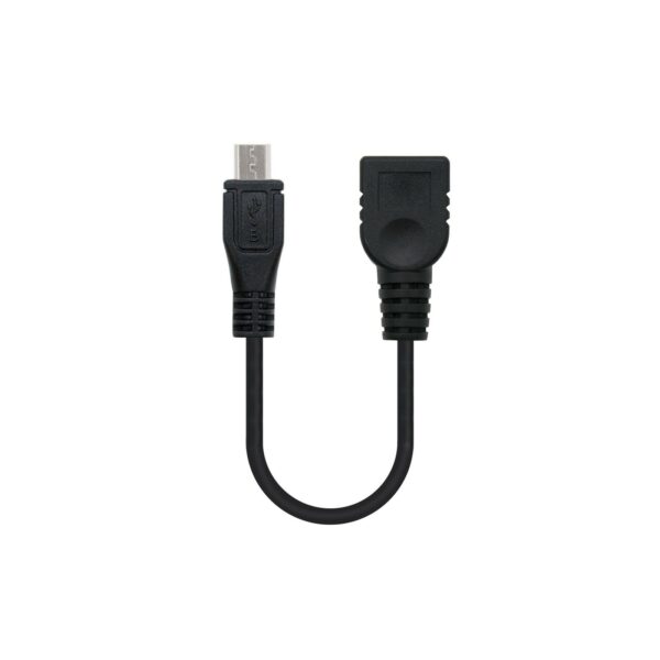 Nanocable 10.01.3500 cavo USB 0,15 m USB 2.0 Micro-USB B USB A Nero