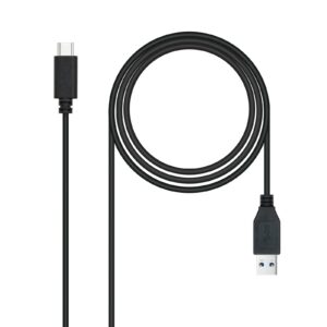 Nanocable 10.01.4002 cavo USB 2 m USB 3.2 Gen 2 (3.1 Gen 2) USB C USB A Nero