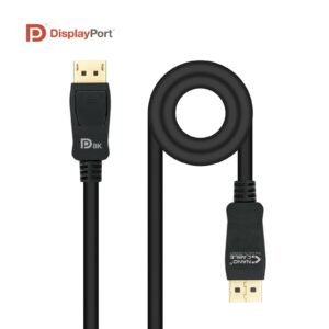 Nanocable 10.15.2500 cavo DisplayPort 0,5 m Nero