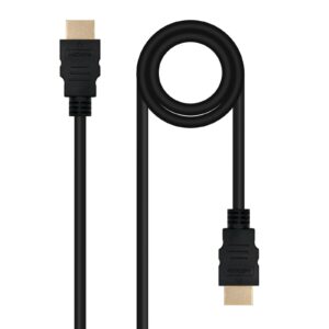 Nanocable 10.15.3800 cavo HDMI 0,5 m HDMI tipo A (Standard) Nero