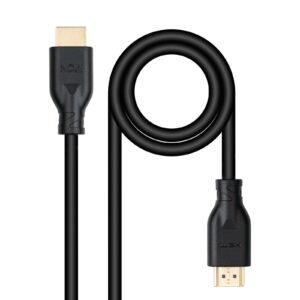 Nanocable 10.15.3900 cavo HDMI 0,5 m HDMI tipo A (Standard) Nero