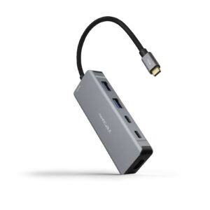 Nanocable 10.16.1006 replicatore di porte e docking station per laptop Cablato USB 3.2 Gen 1 (3.1 Gen 1) Type-C Grigio