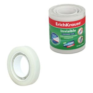 Nastro adesivo invisibile ErichKrause - 12 mm x 20 m - Trasparente