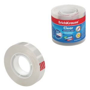 Nastro adesivo trasparente ErichKrause - 12 mm x 33 m - Trasparente