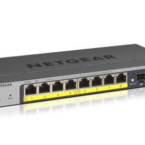 Netgear Switch 8 Porte (Di Cui 2 Sfp) Gigabit Poe, Ipv4