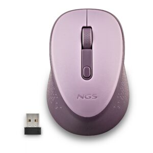 Ngs Mouse Wireless Lilla 2 Pulsanti E Rotella Di Scorrimento