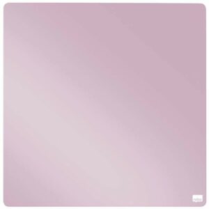 Nobo Mini Lavagna Magnetica per Piastrelle 360x360mm - Senza Cornice - Cuscinetti Adesivi e Magneti - Design Creativo e Colorato - Rosa