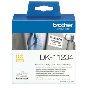 ORIGINALE Brother Etichette Nero su bianco DK-11234