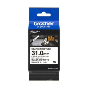 ORIGINALE Brother Nastro Nero su bianco HSe-261E