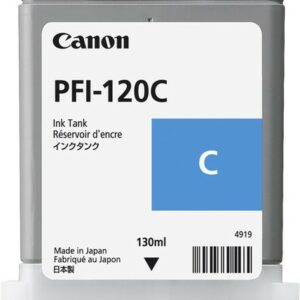 ORIGINALE Canon Cartuccia d'inchiostro ciano PFI-120c 2886C001 130ml