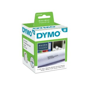 ORIGINALE DYMO Etichette Bianco S0722400 99012 etichette bianche per indirizzo, 89x36mm, 2x260 pezzi