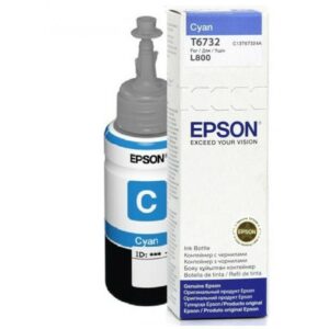 ORIGINALE Epson Cartuccia d'inchiostro ciano C13T67324A 673 70ml