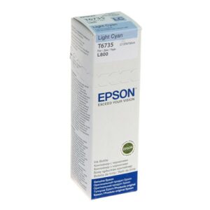 ORIGINALE Epson Cartuccia d'inchiostro ciano (chiaro) C13T67354A 673 70ml