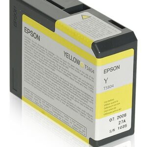 ORIGINALE Epson Cartuccia d'inchiostro giallo C13T580400 T5804 80ml