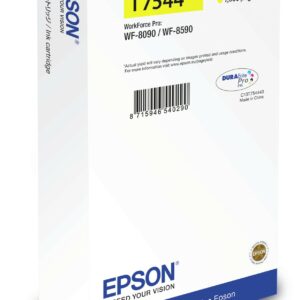 ORIGINALE Epson Cartuccia d'inchiostro giallo C13T754440 T7544 XXL 7000 pagine 69ml XXL