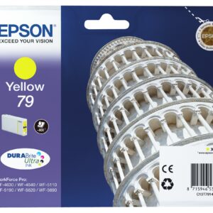 ORIGINALE Epson Cartuccia d'inchiostro giallo C13T79144010 79 800 pagine 6,5ml 79