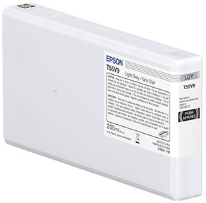 ORIGINALE Epson Cartuccia d'inchiostro grigio (chiaro) C13T55W900 T55W9 200ml