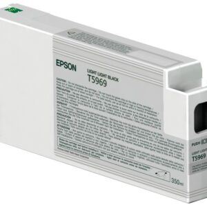 ORIGINALE Epson Cartuccia d'inchiostro lightlightblack C13T596900 T5969 350ml