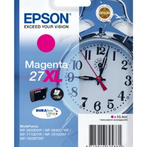 ORIGINALE Epson Cartuccia d'inchiostro magenta C13T27134010 27 XL 1100 pagine 10,4ml XL