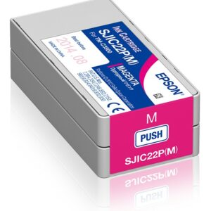 ORIGINALE Epson Cartuccia d'inchiostro magenta C33S020603 SJIC22P-M 32,5ml