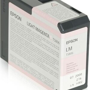 ORIGINALE Epson Cartuccia d'inchiostro magenta (chiaro) C13T580600 T5806 80ml