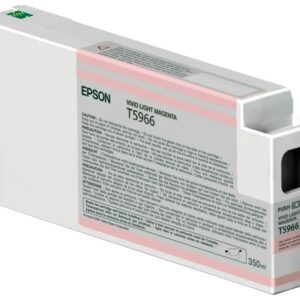 ORIGINALE Epson Cartuccia d'inchiostro magenta (chiaro) C13T596600 T5966 350ml cartuccia Ultra Chrome HDR