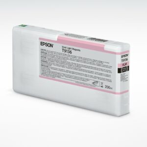 ORIGINALE Epson Cartuccia d'inchiostro magenta (chiaro) C13T913600 T9136 200ml