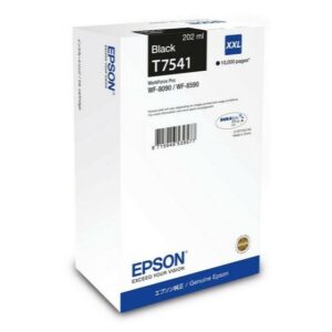 ORIGINALE Epson Cartuccia d'inchiostro nero C13T754140 T7541 XXL 10000 pagine 202ml