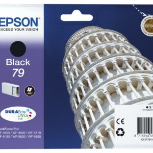 ORIGINALE Epson Cartuccia d'inchiostro nero C13T79114010 79 900 pagine 14,4ml 79