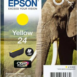 ORIGINALE Epson Cartuccia d'inchiostro giallo C13T24244012 24 360 pagine 4,6ml