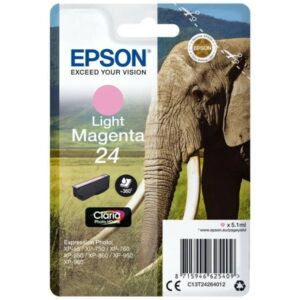 ORIGINALE Epson Cartuccia d'inchiostro magenta (chiaro) C13T24264012 24 360 pagine 5,1ml