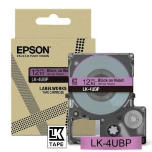 ORIGINALE Epson Nastro nerosuVioletto LK-4UBP C53S672101