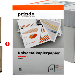 ORIGINALE Epson Value Pack nero / ciano / magenta / giallo T945 MCVP + Prindo Universal Papier 2500 fogli