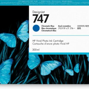 ORIGINALE HP Cartuccia d'inchiostro Blu P2V85A 747 300ml