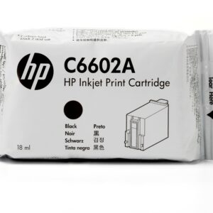 ORIGINALE HP Cartuccia d'inchiostro nero SPS 18ml C6602A 18ml inchiostro TIJ 1.0