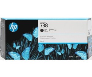 ORIGINALE HP Cartuccia inchiostro nero 498N8A 738 300ml