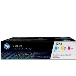 ORIGINALE HP Multipack ciano / magenta / giallo CF341A 126A 3 Toner 126A: c+m+y