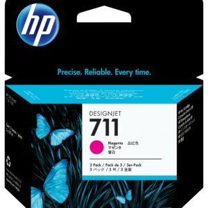 ORIGINALE HP Multipack magenta CZ135A 711 3-Pack 29 ml