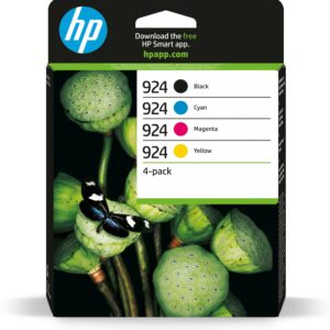 ORIGINALE HP Multipack nero / ciano / magenta / giallo 6C3Z1NE 924 1700 pagine Confezione da 4 cartucce di inchiostro CMYK originali HP 924