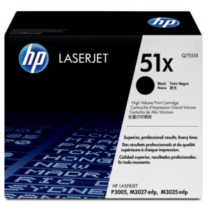 ORIGINALE HP toner nero Q7551X 51X 13000 pagine