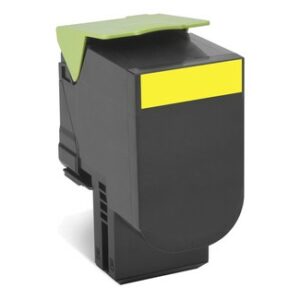 ORIGINALE Lexmark toner giallo 702Y 70C20Y0 1000 pagine cartuccia di stampa riutilizzabile