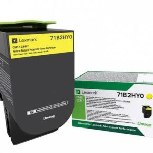 Lexmark 71B2HY0 cartuccia toner 1 pz Originale Giallo